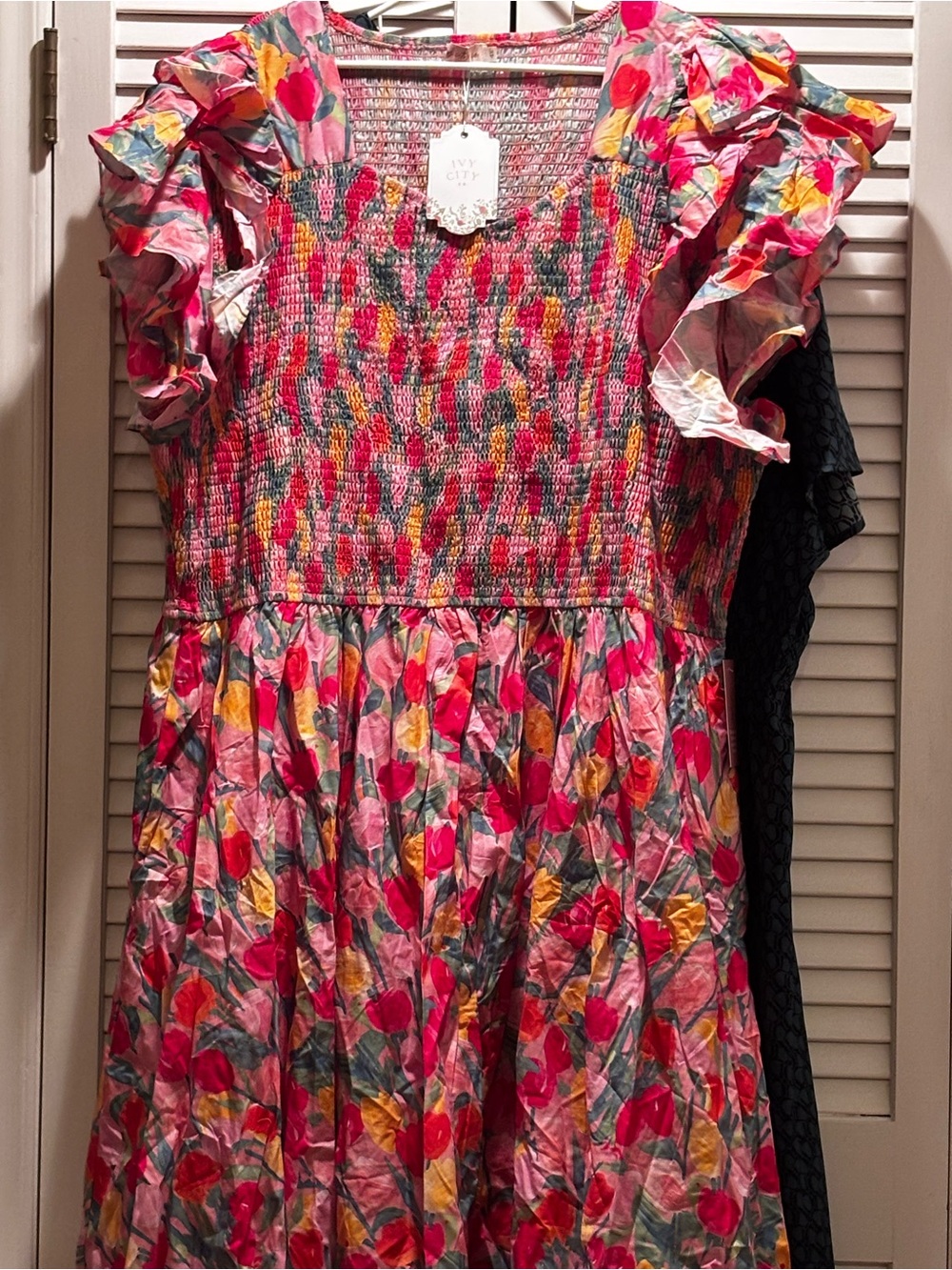 Ivy City Co Pink Print (last summer best seller). The Hattie Dress. - Picture 5 of 5